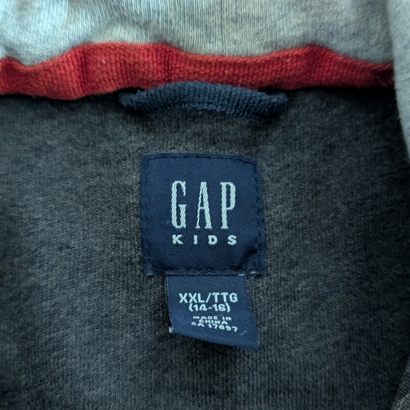 GAP Lightweight Blue and Gray Shirt Jacket - Picture 3 of 6
